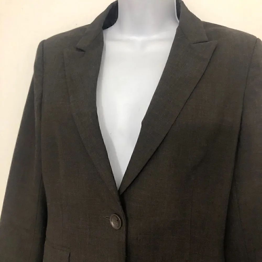 Express Design Studio Size 6 Classy Brown Jacket! - Picture 3 of 6